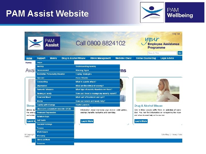 PAM Assist Website PAM Assist Website