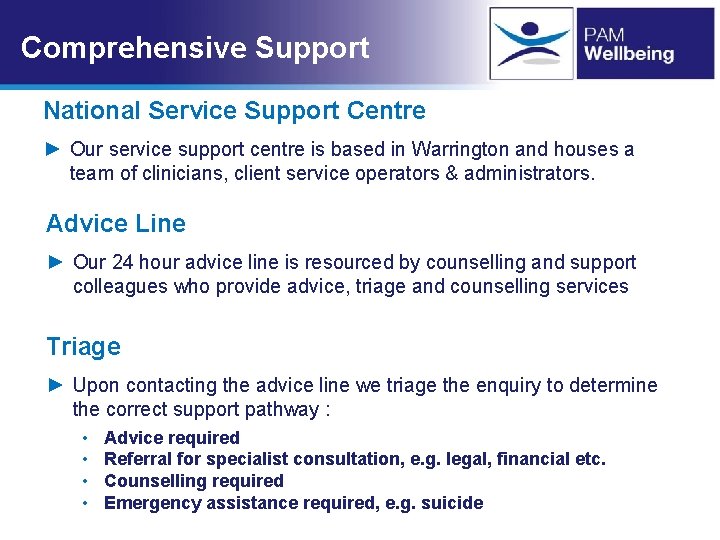 Comprehensive Support National Service Support Centre ► Our service support centre is based in Comprehensive Support National Service Support Centre ► Our service support centre is based in