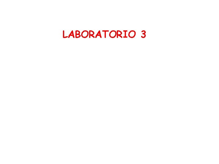 LABORATORIO 3 