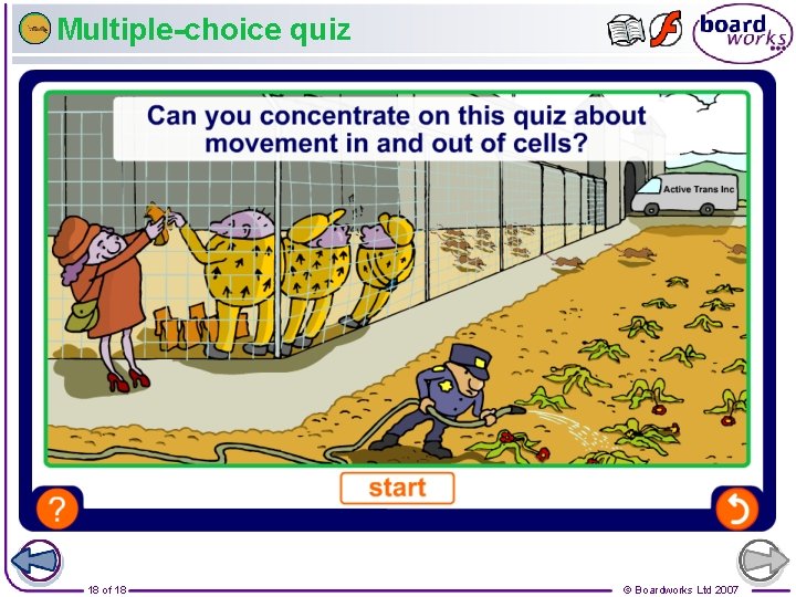 Multiple-choice quiz 18 of 18 © Boardworks Ltd 2007 