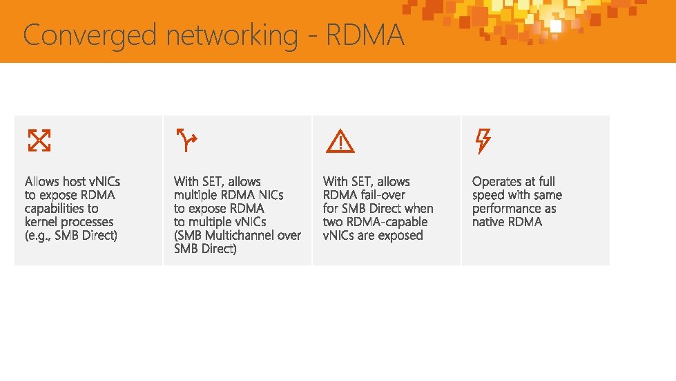 Converged networking - RDMA 