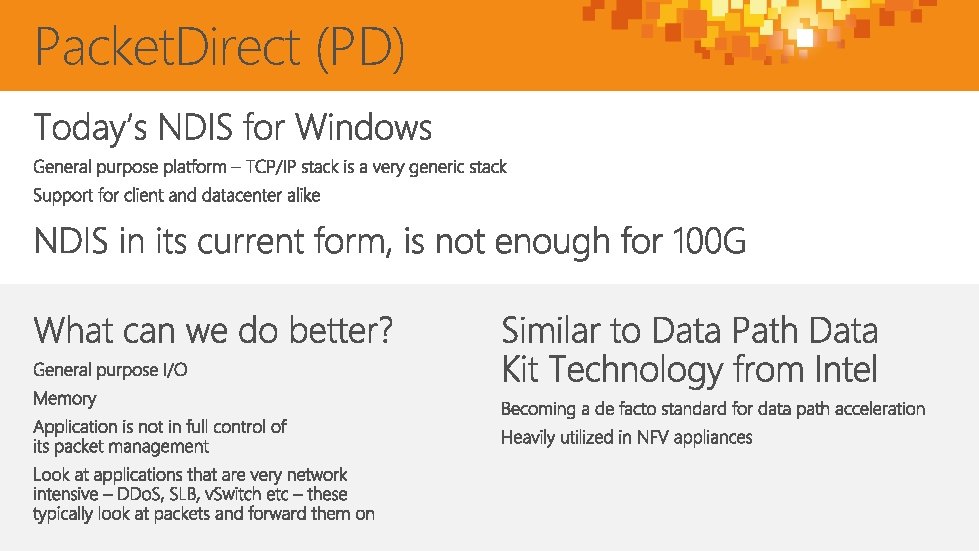 Packet. Direct (PD) 