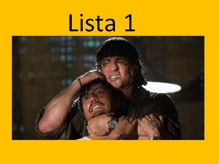 Lista 1 