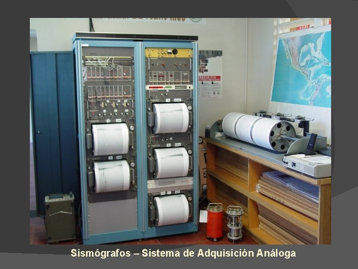 Sismógrafos – Sistema de Adquisición Análoga 