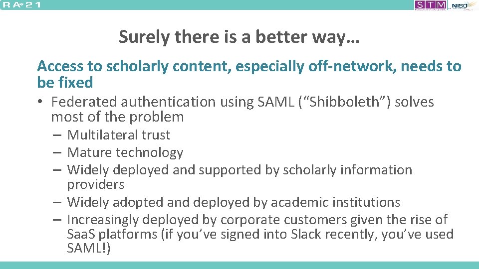 Surely there is a better way… Access to scholarly content, especially off-network, needs to