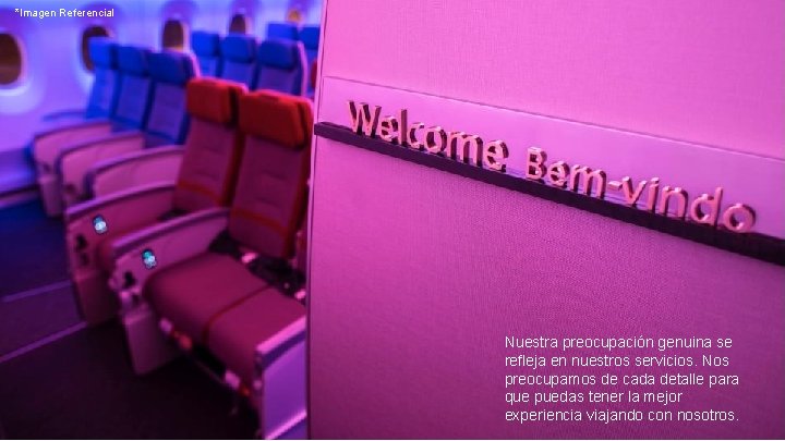 *Imagen Referencial Nuestra preocupación genuina se refleja en nuestros servicios. Nos preocupamos de cada