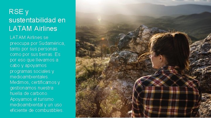 RSE y sustentabilidad en LATAM Airlines se preocupa por Sudamérica, tanto por sus personas