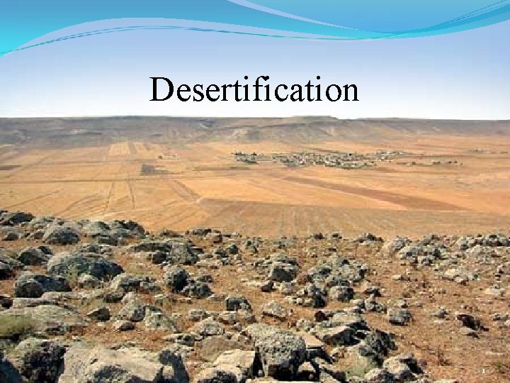 Desertification 1 