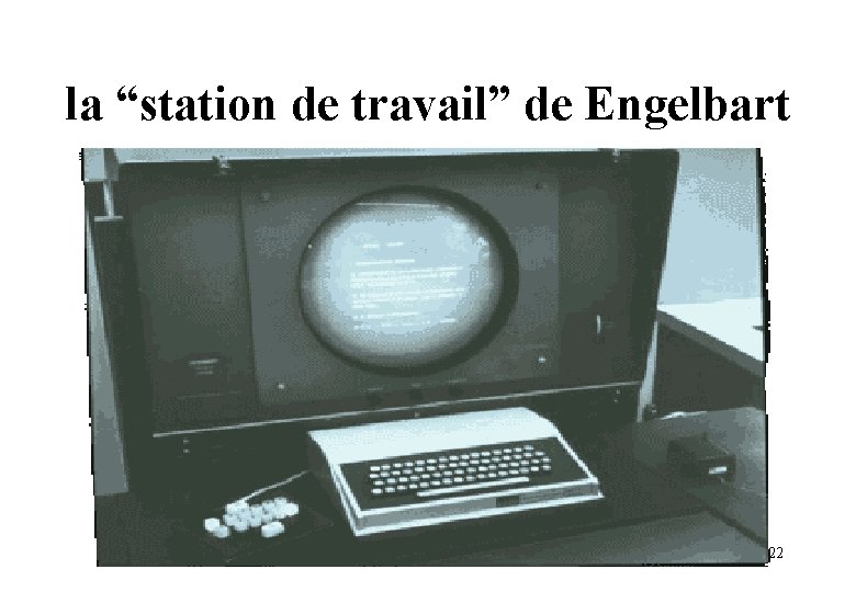 la “station de travail” de Engelbart 22 