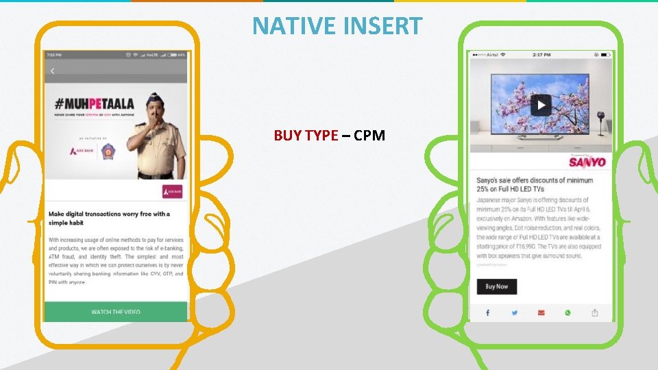 NATIVE INSERT BUY TYPE – CPM 