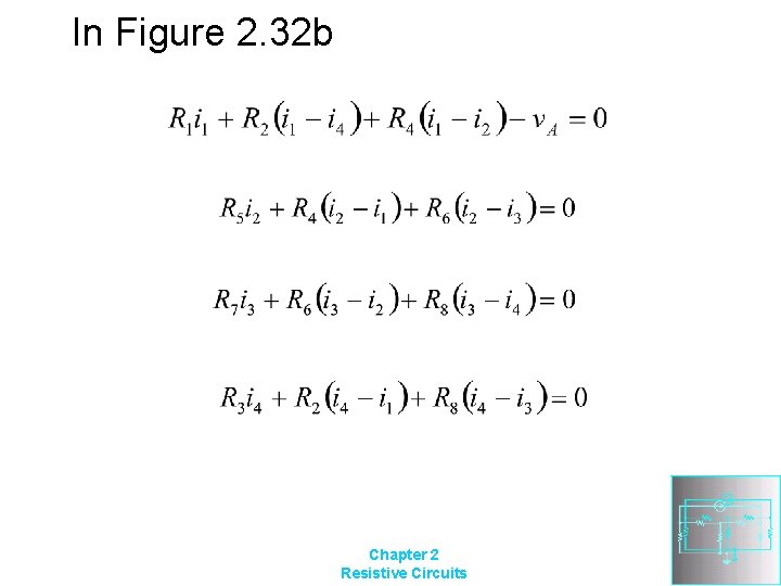 In Figure 2. 32 b Chapter 2 Resistive Circuits 