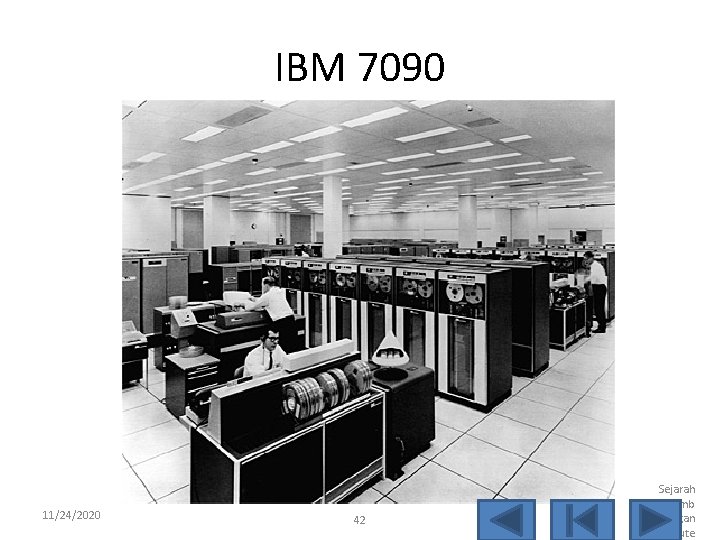 IBM 7090 11/24/2020 42 Sejarah Perkemb angan Kompute 