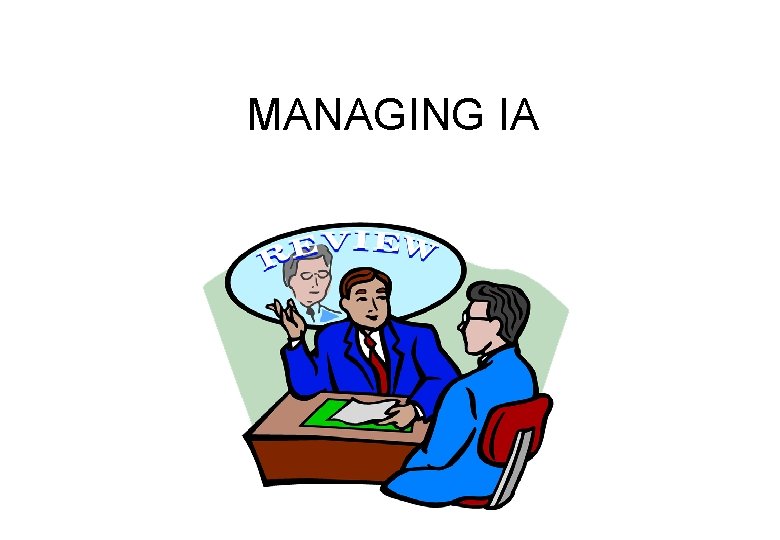 MANAGING IA 