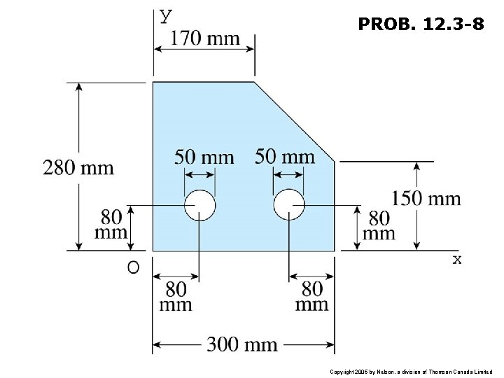 PROB. 12. 3 -8 Copyright 2005 by Nelson, a division of Thomson Canada Limited