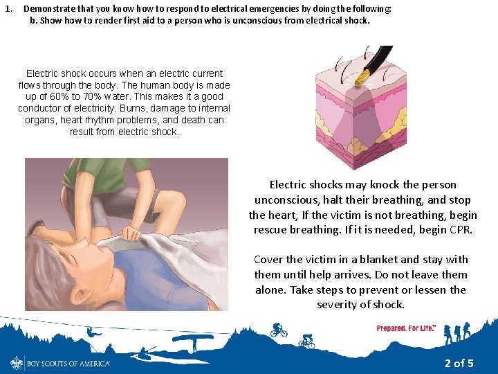 1. Demonstrate that you know how to respond to electrical emergencies by doing the 1. Demonstrate that you know how to respond to electrical emergencies by doing the