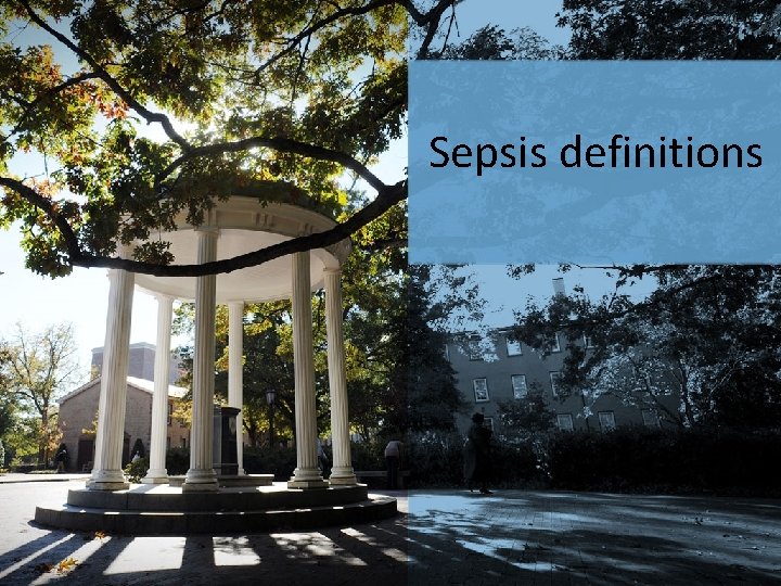 Sepsis definitions 