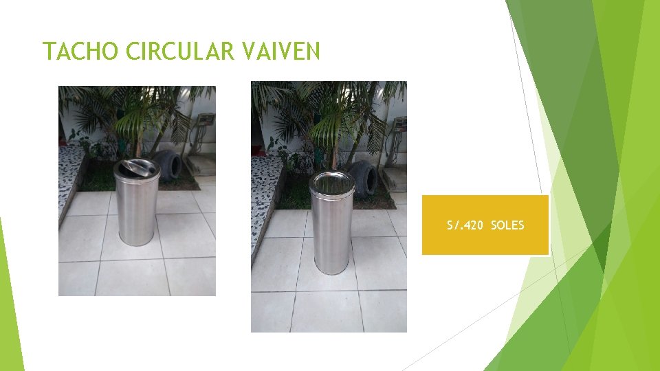 TACHO CIRCULAR VAIVEN S/. 420 SOLES TACHO CIRCULAR VAIVEN S/. 420 SOLES