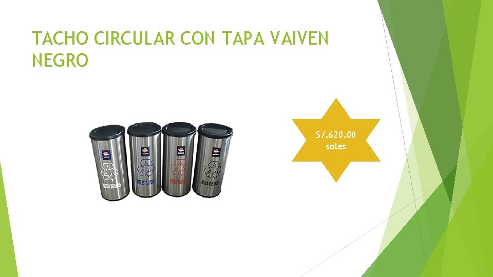 TACHO CIRCULAR CON TAPA VAIVEN NEGRO S/. 620. 00 soles TACHO CIRCULAR CON TAPA VAIVEN NEGRO S/. 620. 00 soles
