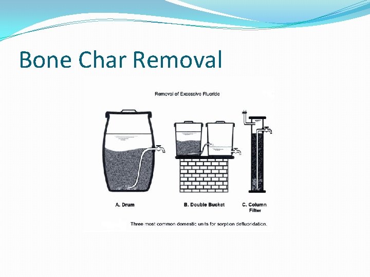 Bone Char Removal 