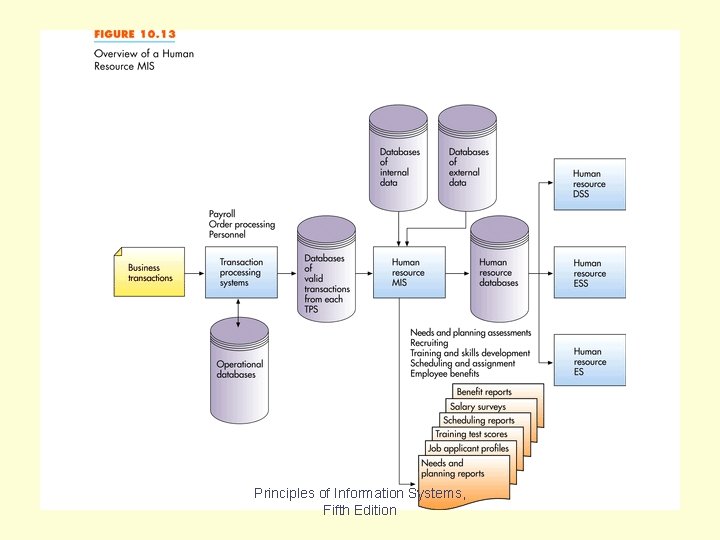 Figure 10. 13 Principles of Information Systems, Fifth Edition 