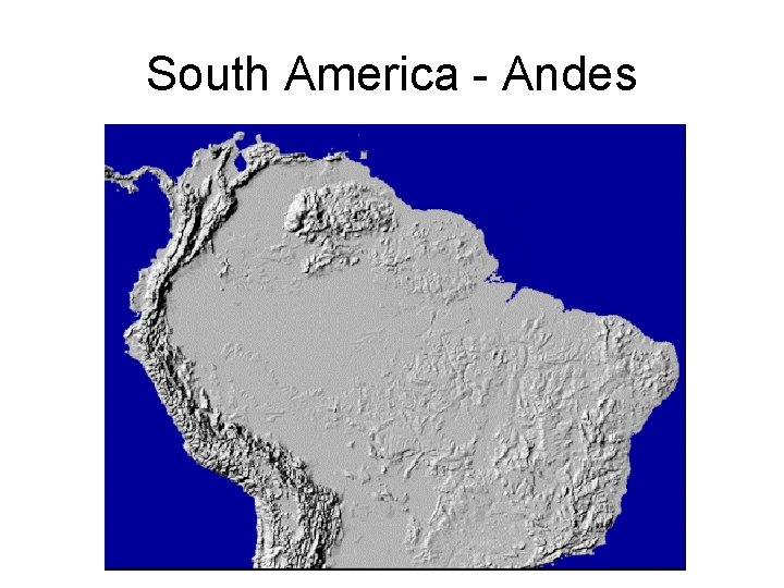South America - Andes 