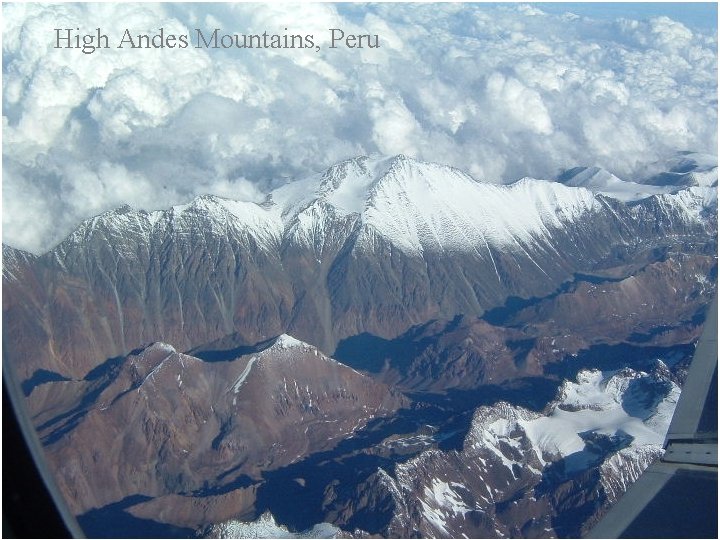 High Andes Mountains, Peru 