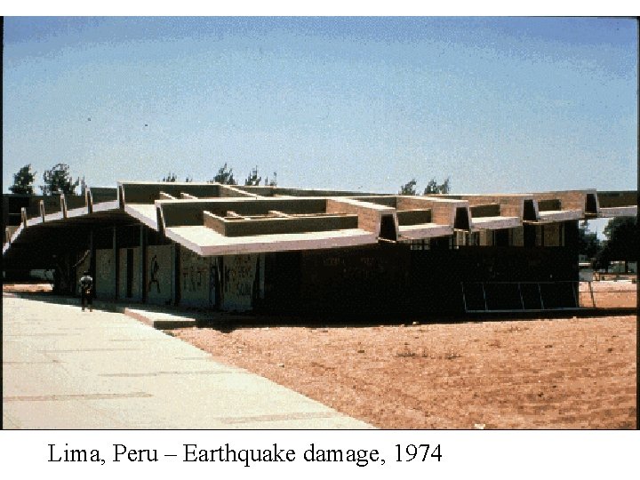 Lima, Peru – Earthquake damage, 1974 