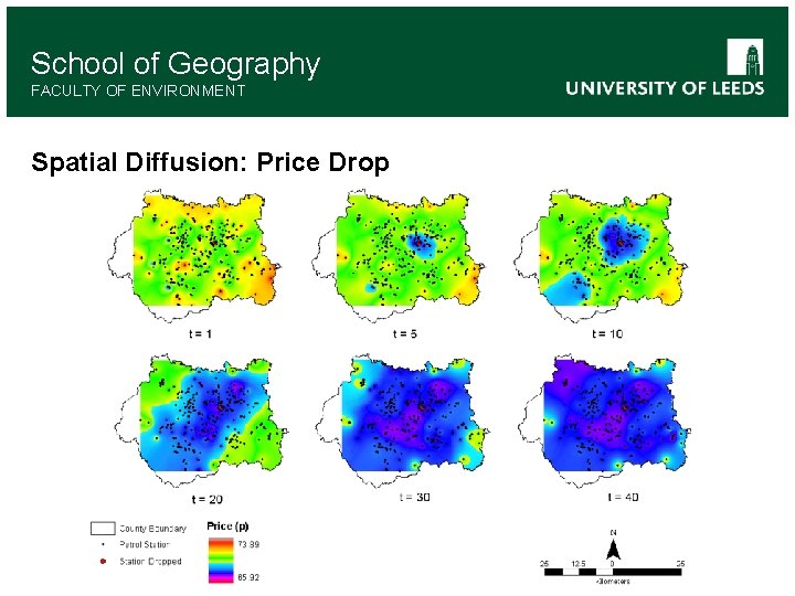 School of Geography FACULTY OF ENVIRONMENT Spatial Diffusion: Price Drop 