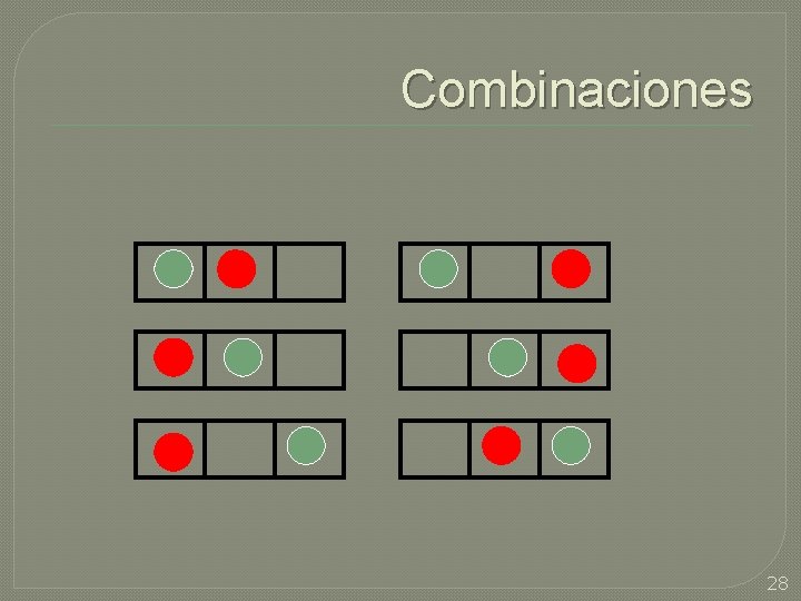 Combinaciones 28 