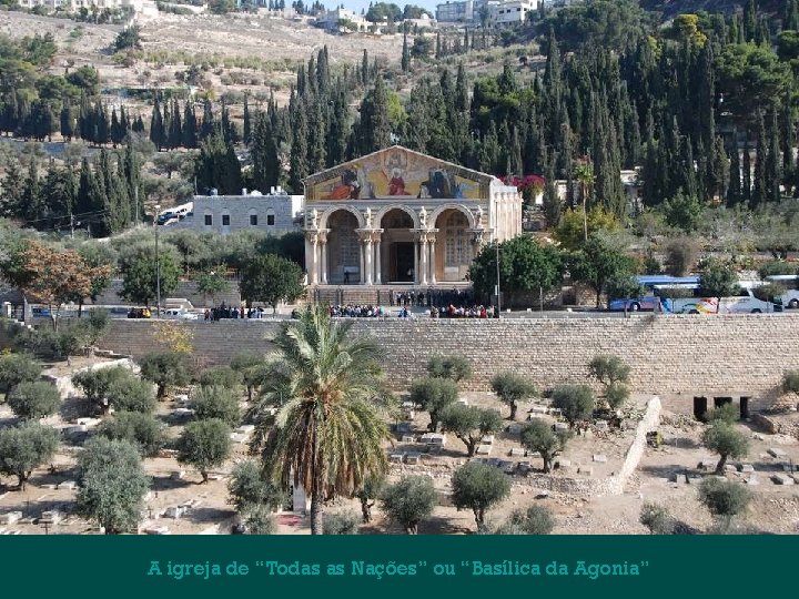 A igreja de “Todas as Nações” ou “Basílica da Agonia” 