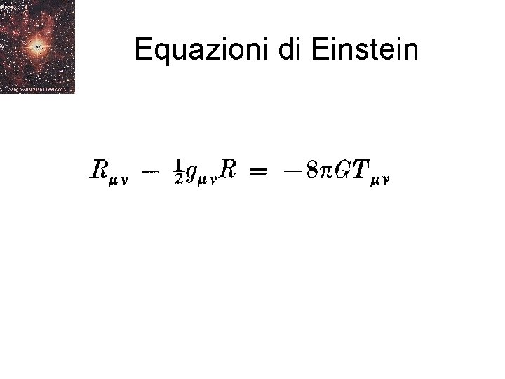 Equazioni di Einstein 