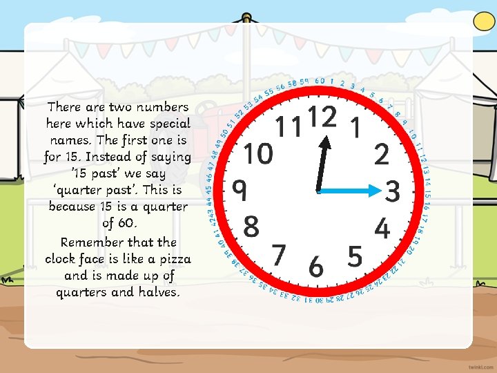 There are two numbers here which have special names. The first one is for