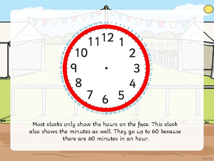Most clocks only show the hours on the face. This clock also shows the