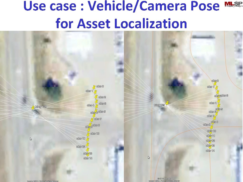 Use case : Vehicle/Camera Pose for Asset Localization 20 Nov 2014 11755/18979 11 