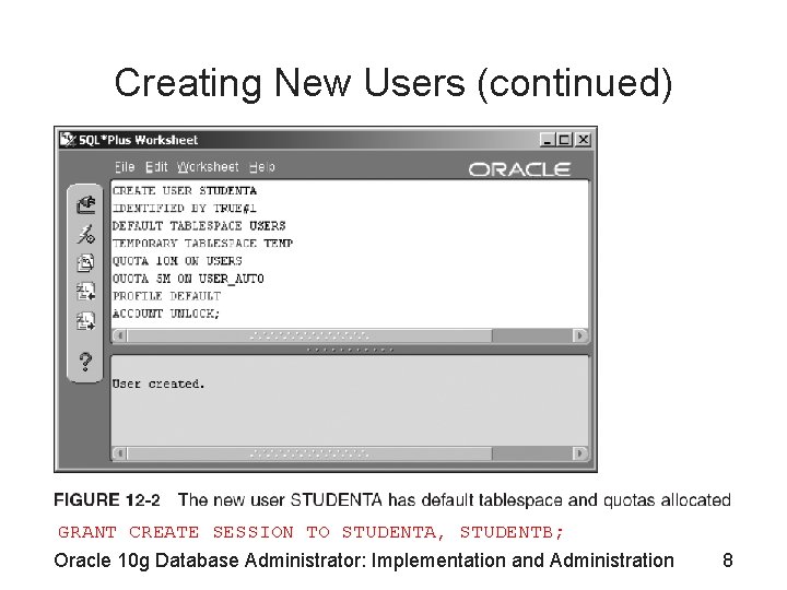 Oracle 10 G Database Administrator Implementation And Administration