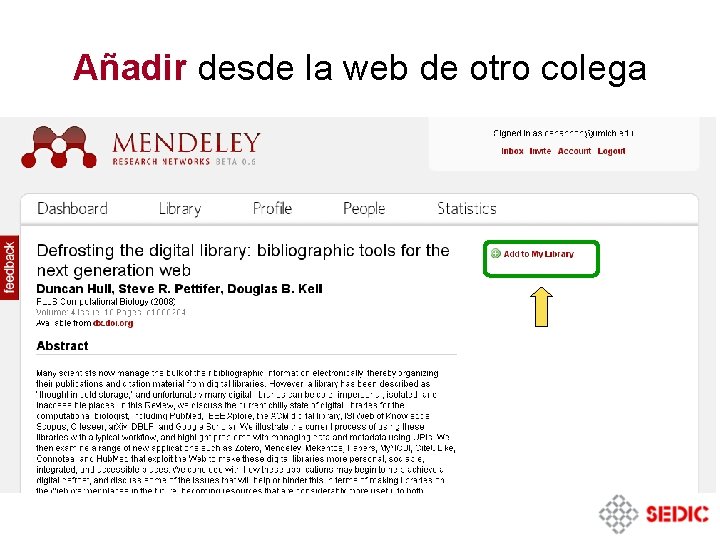 Añadir desde la web de otro colega Añadir desde la web de otro colega