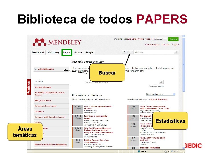 Biblioteca de todos PAPERS Buscar Estadísticas Áreas temáticas Biblioteca de todos PAPERS Buscar Estadísticas Áreas temáticas