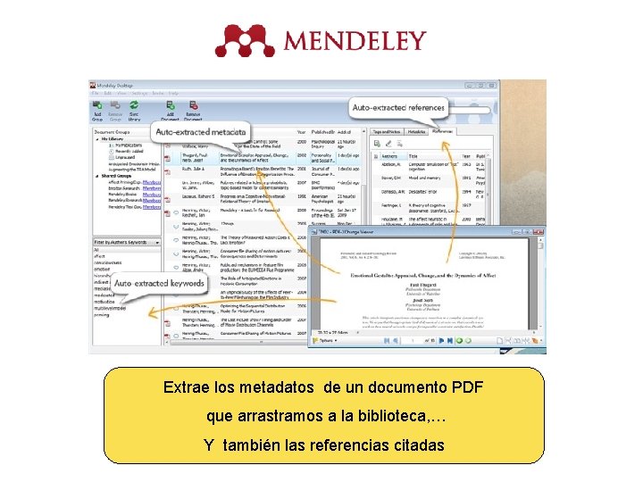 Extrae los metadatos de un documento PDF que arrastramos a la biblioteca, … Y Extrae los metadatos de un documento PDF que arrastramos a la biblioteca, … Y