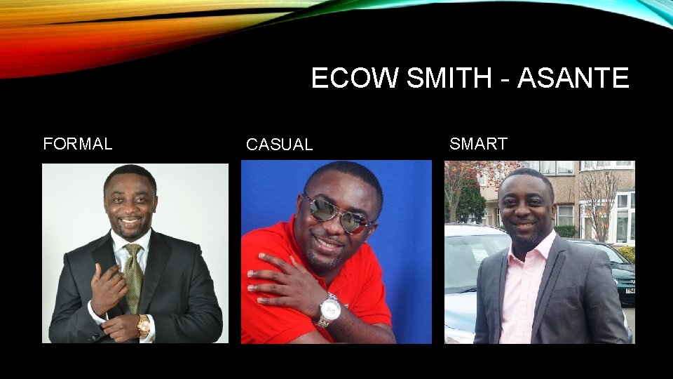 ECOW SMITH - ASANTE FORMAL CASUAL SMART 