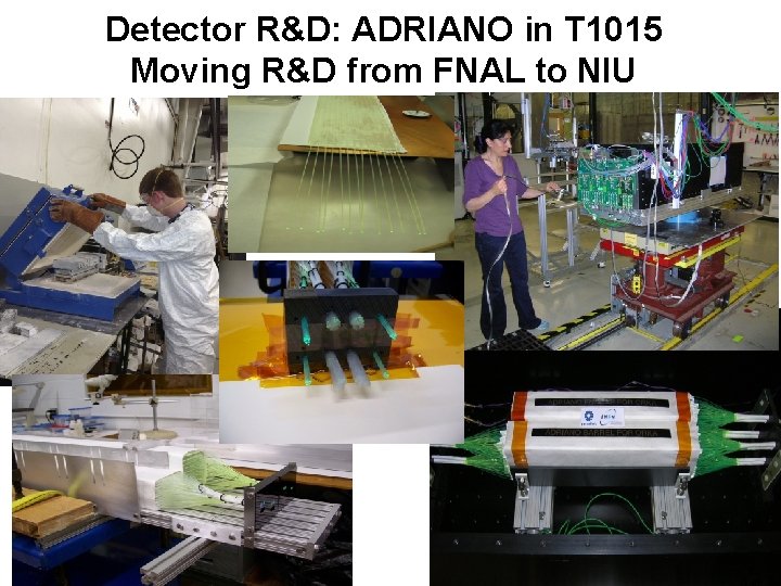 Detector R&D: ADRIANO in T 1015 Moving R&D from FNAL to NIU 7/11/2017 86
