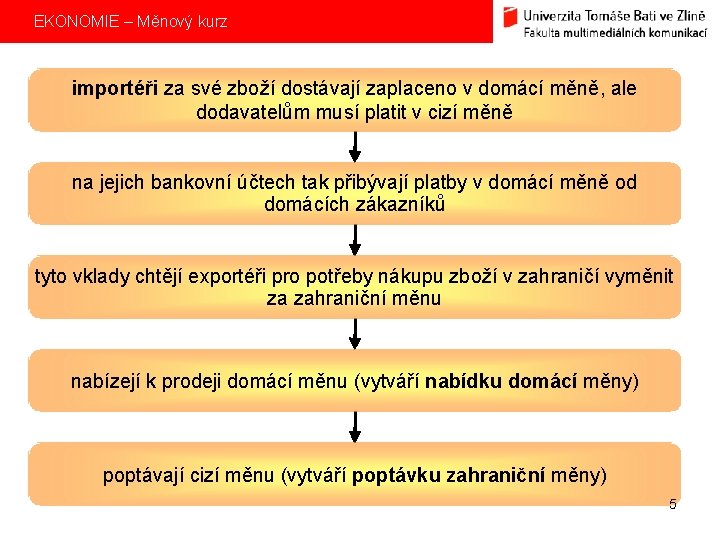 EKONOMIE – Měnový kurz importéři za své zboží dostávají zaplaceno v domácí měně, ale