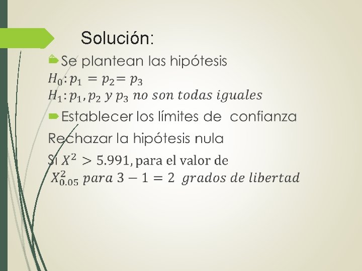 Solución: 