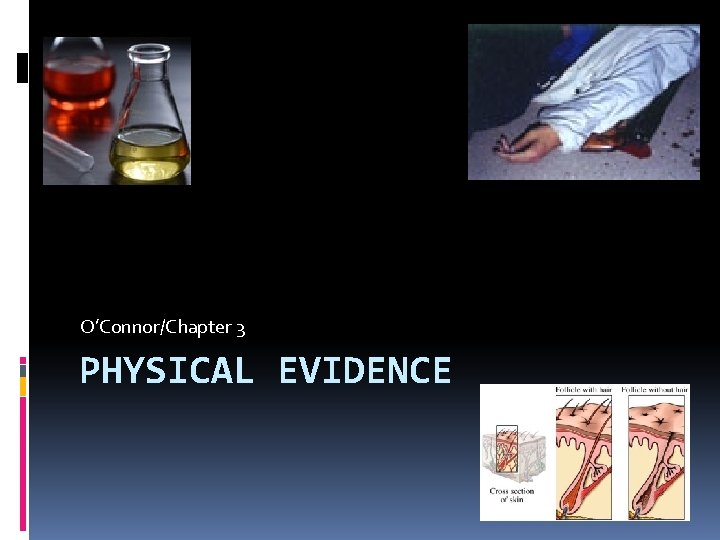 O’Connor/Chapter 3 PHYSICAL EVIDENCE 