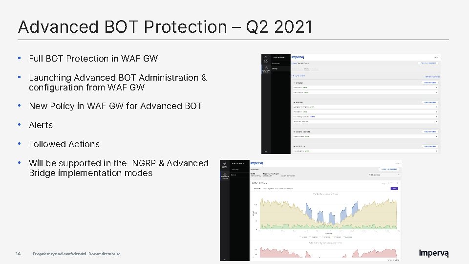 Advanced BOT Protection – Q 2 2021 • Full BOT Protection in WAF GW Advanced BOT Protection – Q 2 2021 • Full BOT Protection in WAF GW