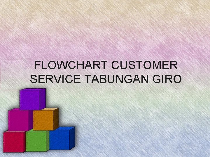 FLOWCHART CUSTOMER SERVICE TABUNGAN GIRO 