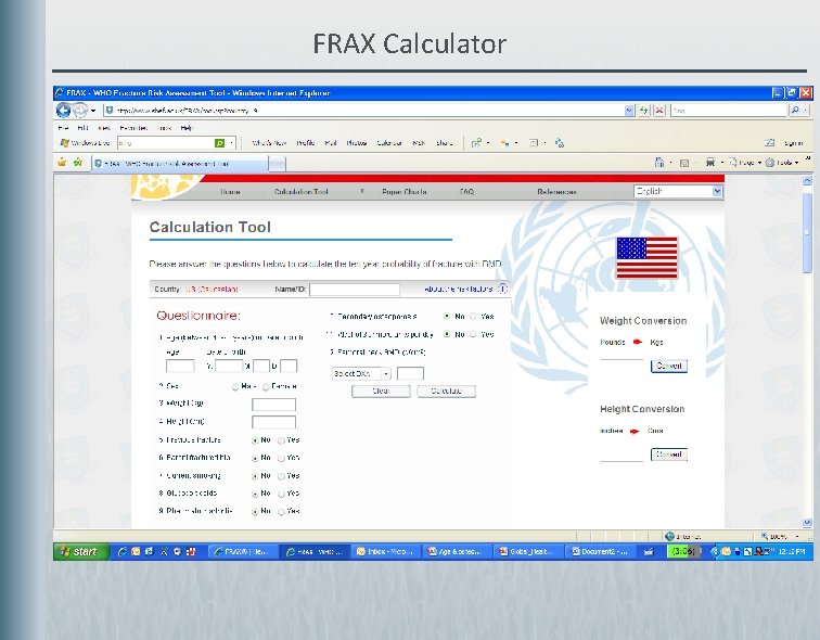 FRAX Calculator 