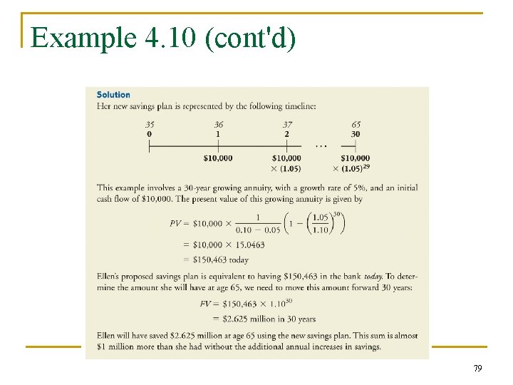 Example 4. 10 (cont'd) 79 