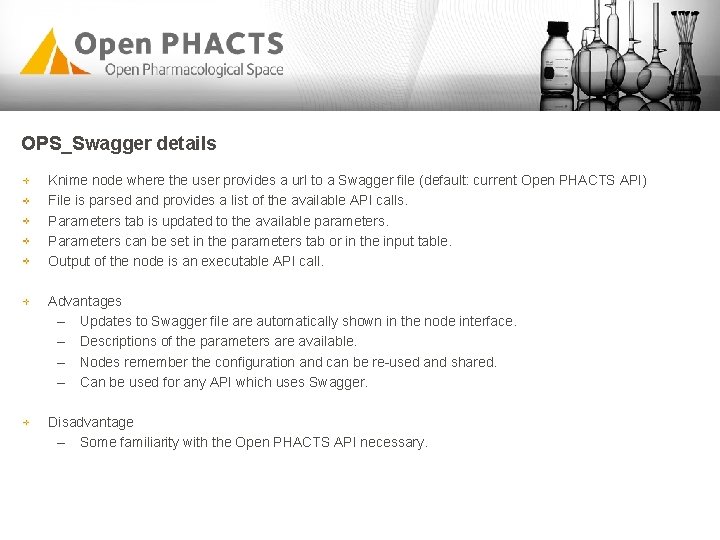 OPS_Swagger details Knime node where the user provides a url to a Swagger file OPS_Swagger details Knime node where the user provides a url to a Swagger file