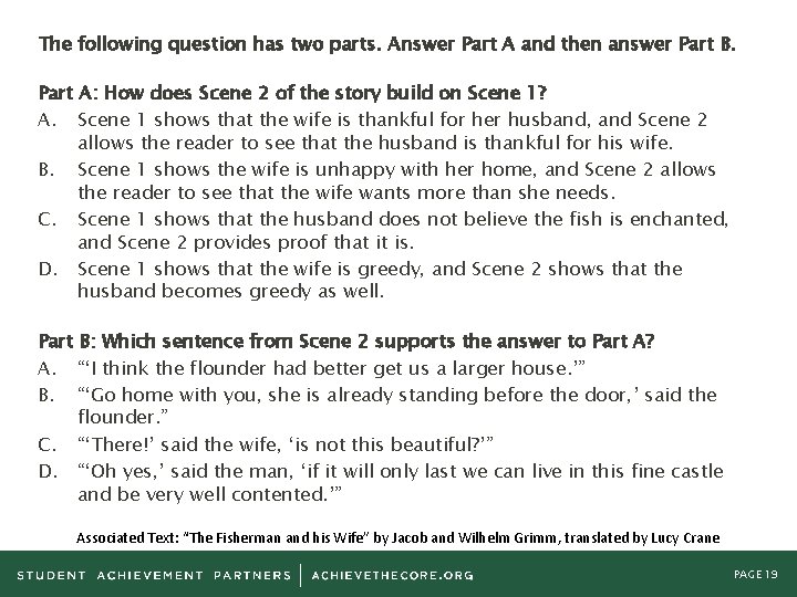The following question has two parts. Answer Part A and then answer Part B.