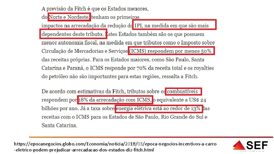 https: //epocanegocios. globo. com/Economia/noticia/2018/03/epoca-negocios-incentivos-a-carro -eletrico-podem-prejudicar-arrecadacao-dos-estados-diz-fitch. html 